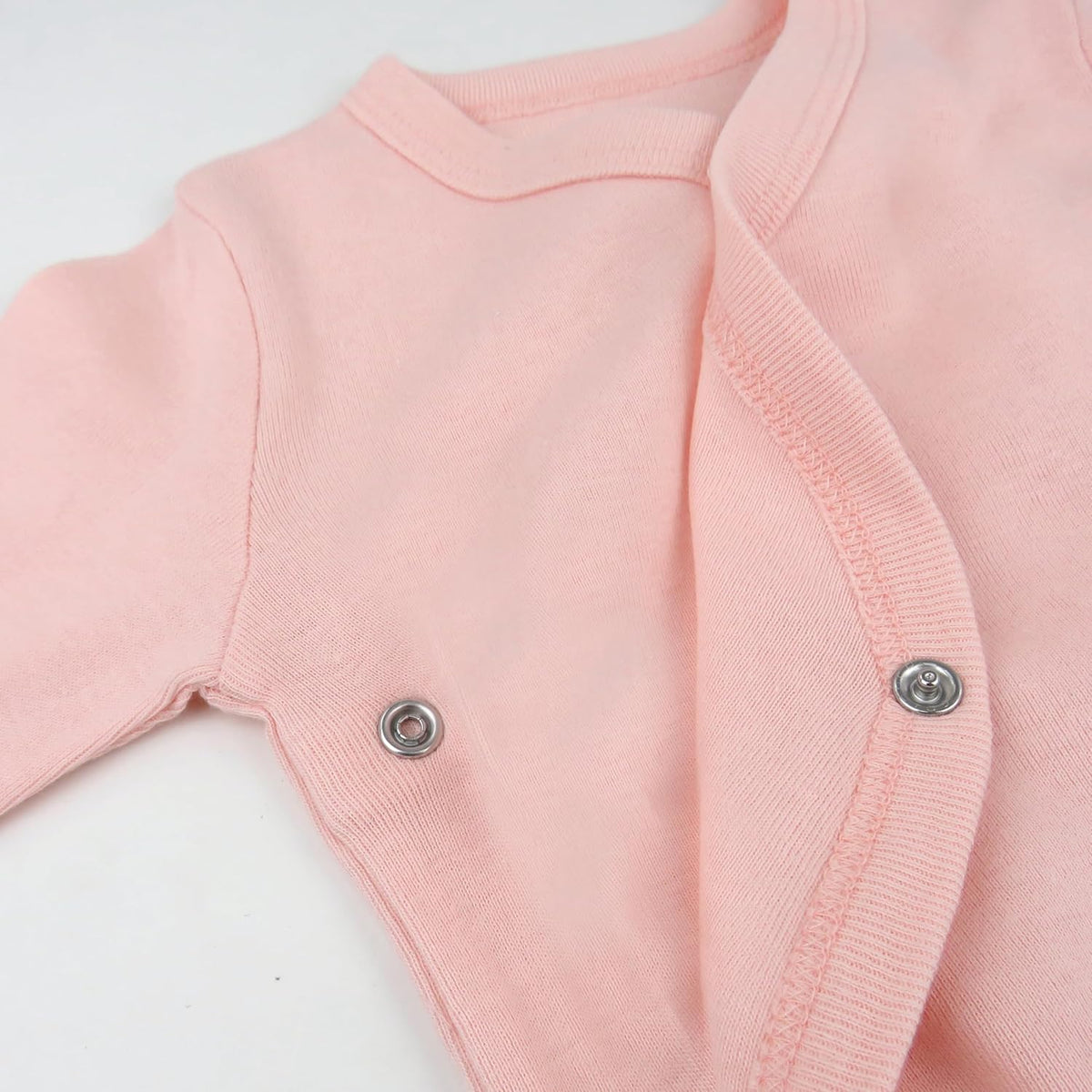 HonestBaby unisex-baby 3-pack Long Sleeve Side-snap Kimono Bodysuits Organic Cotton for Infant Baby