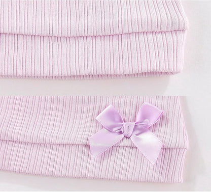 Newborn Baby Boy Girl Caps Mittens Socks Set Cotton Baby Essentials Accessories (Hats+Gloves+Socks)