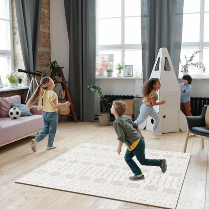 MOON WALKERS Stylish Boho Baby Play Mats for Floor,(6x6ft) Play Mat for Babies and Toddlers