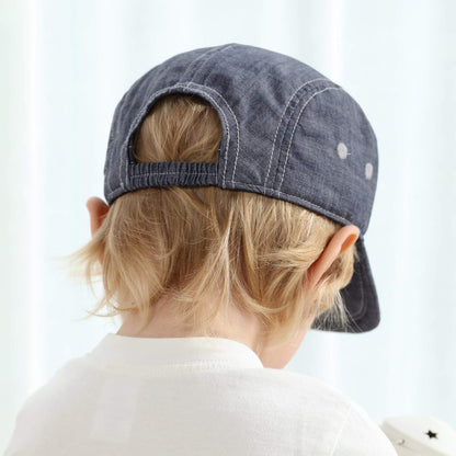 Keepersheep Baby Baseball Cap Infant Sun Hat, Cotton Knit with Soft Brim, Adjustable Soft Newborn
