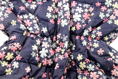 Miss Bei Girl's Winter Coat Jacket Hooded Kids Toddler Flower Print Parka Outwear Warm Cotton