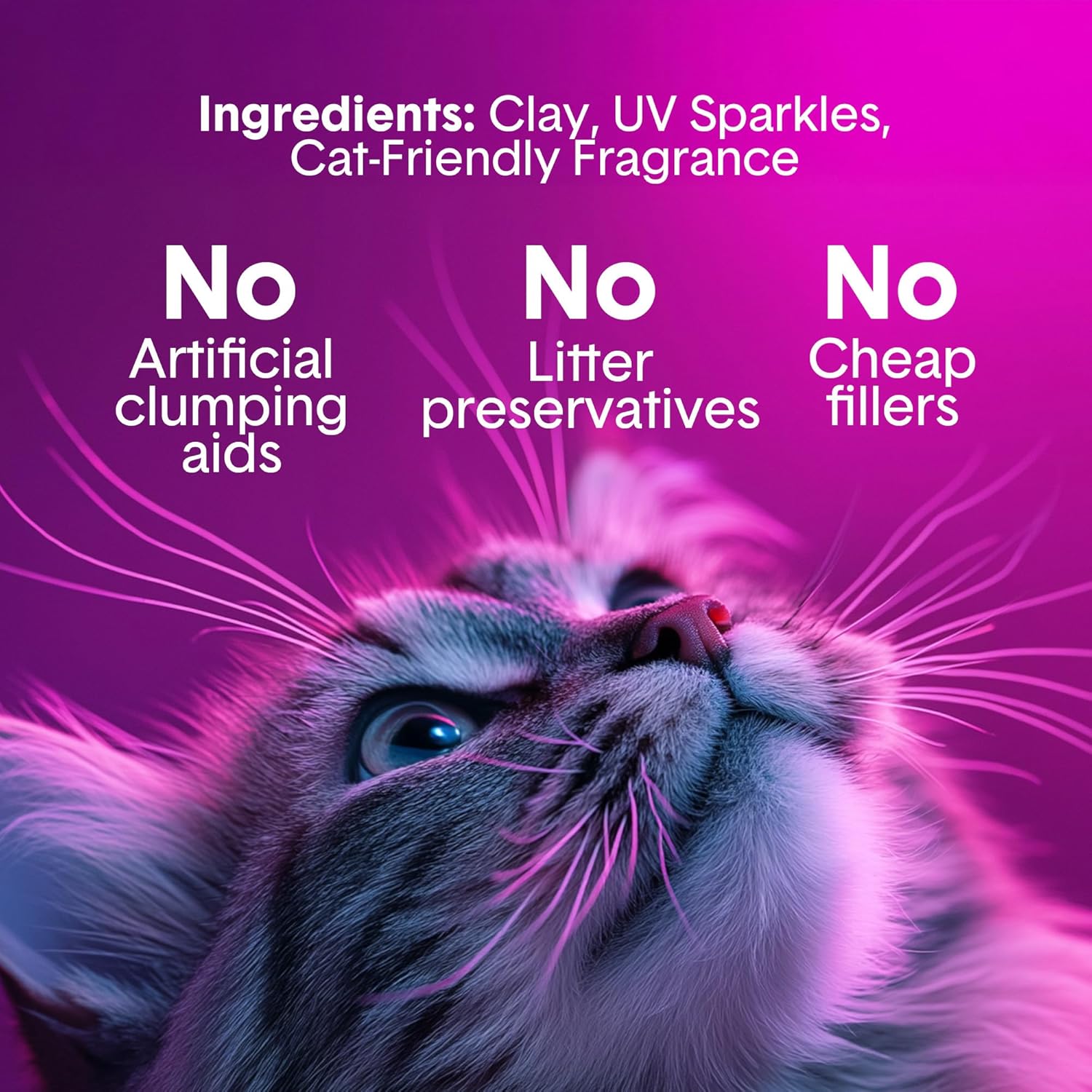 Boxie® Glo™ 30 Day Odor Control Clumping Clay Cat Litter, 40 lb, Multi-Cat, 99.9% Dust-Free, Low