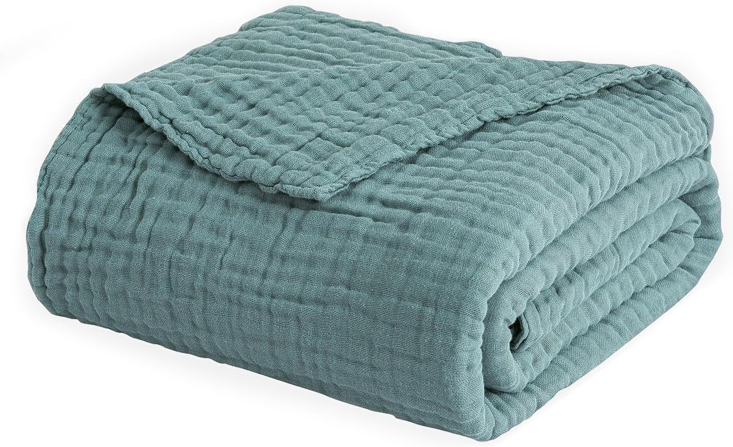EMME Muslin Twin Blankets for Couch Breathable Gauze All Season Soft and Lightweight Pre-Washed