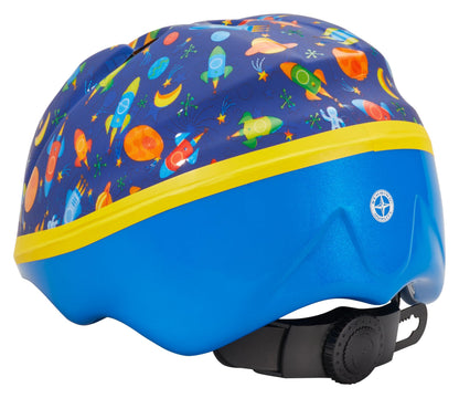 Schwinn Classic Bike Helmet for Kids, Blue Space Design, 44-50 cm Helmet for Kids Ages 1-3, Ultra