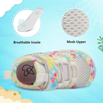 LeIsfIt Baby Shoes Boys Girls First Walking Shoes Non-Slip Toddler Breathable Sneakers Infant