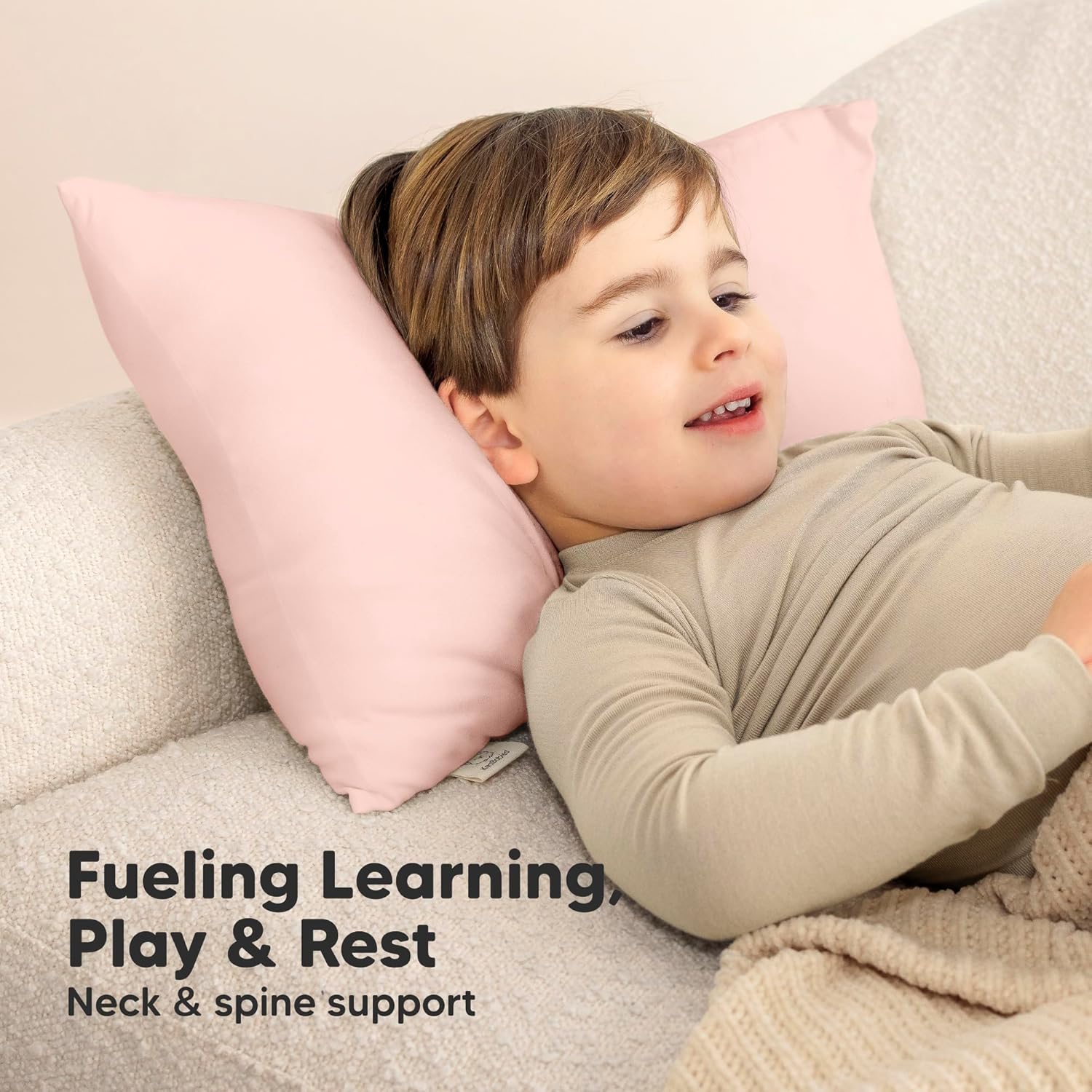 Toddler Pillow with Pillowcase - 13x18 My Little Cuddly Pillow, Viscose Derived From Bamboo Nursery