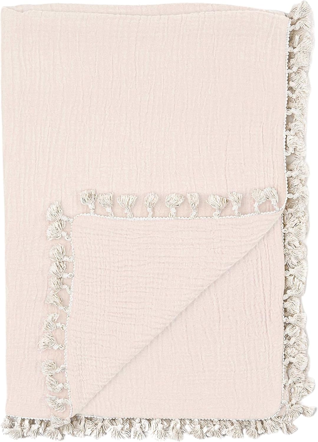 Crane Baby Muslin Swaddle Blanket, Soft Cotton Lightweight Nursery and Stroller Blanket for Baby