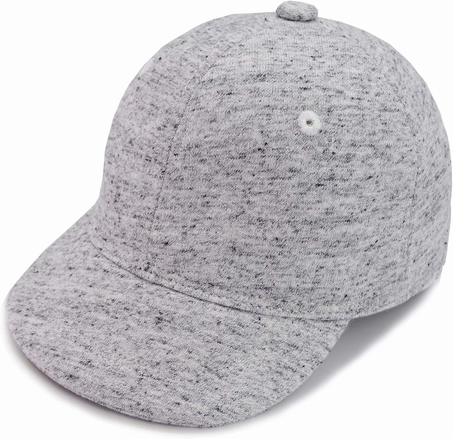 Keepersheep Baby Baseball Cap Infant Sun Hat, Cotton Knit with Soft Brim, Adjustable Soft Newborn