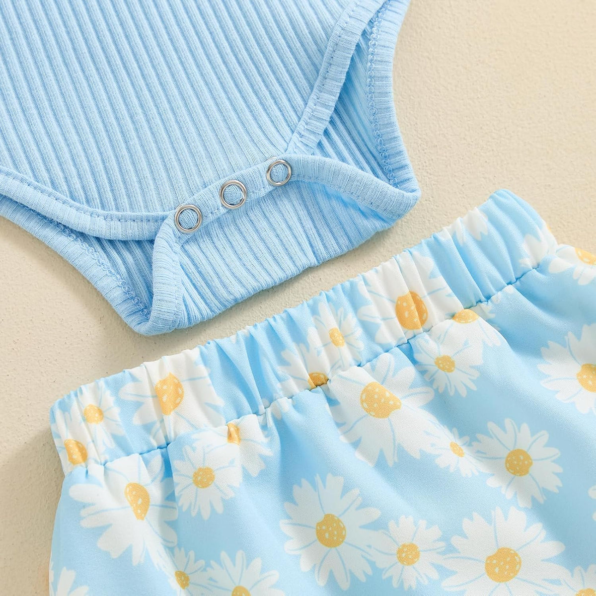 fhutpw Baby Girl Clothes Summer Cute Outfits 3 6 12 18 Months Spaghetti Strap Romper & Floarl