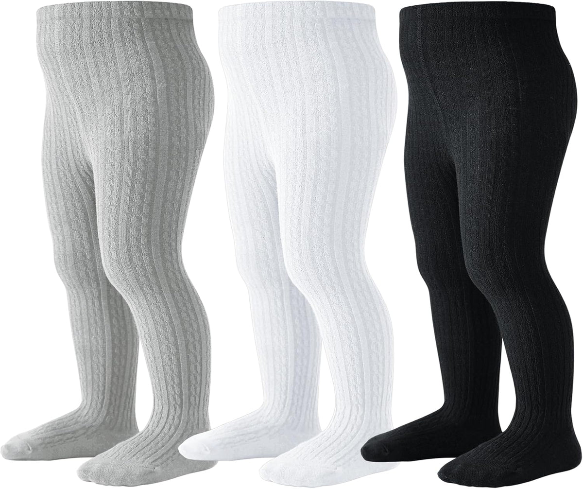 Baby Tights Toddler Stockings Tights Soft Cotton Cable Knit Baby Girl Tight Leggings Newborn Infant