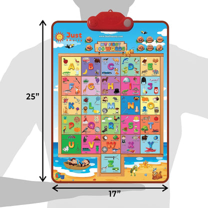 Just Smarty Interactive First 100 Words Learning Toys for 2 Year Olds | Educational First Words