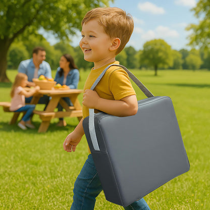 Eiury Booster Seat for Kitchen Chair, Toddler Booster Seat for Dining Table, Waterproof PU Leather