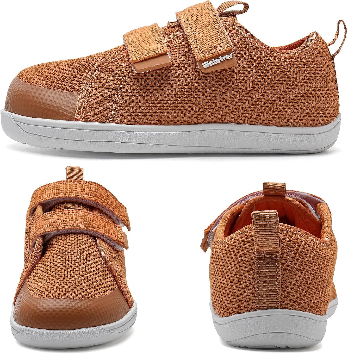 WateLves Toddler Little Kids Wide Barefoot Shoes The First Walking Shoes Girls Boys Breathable Zero