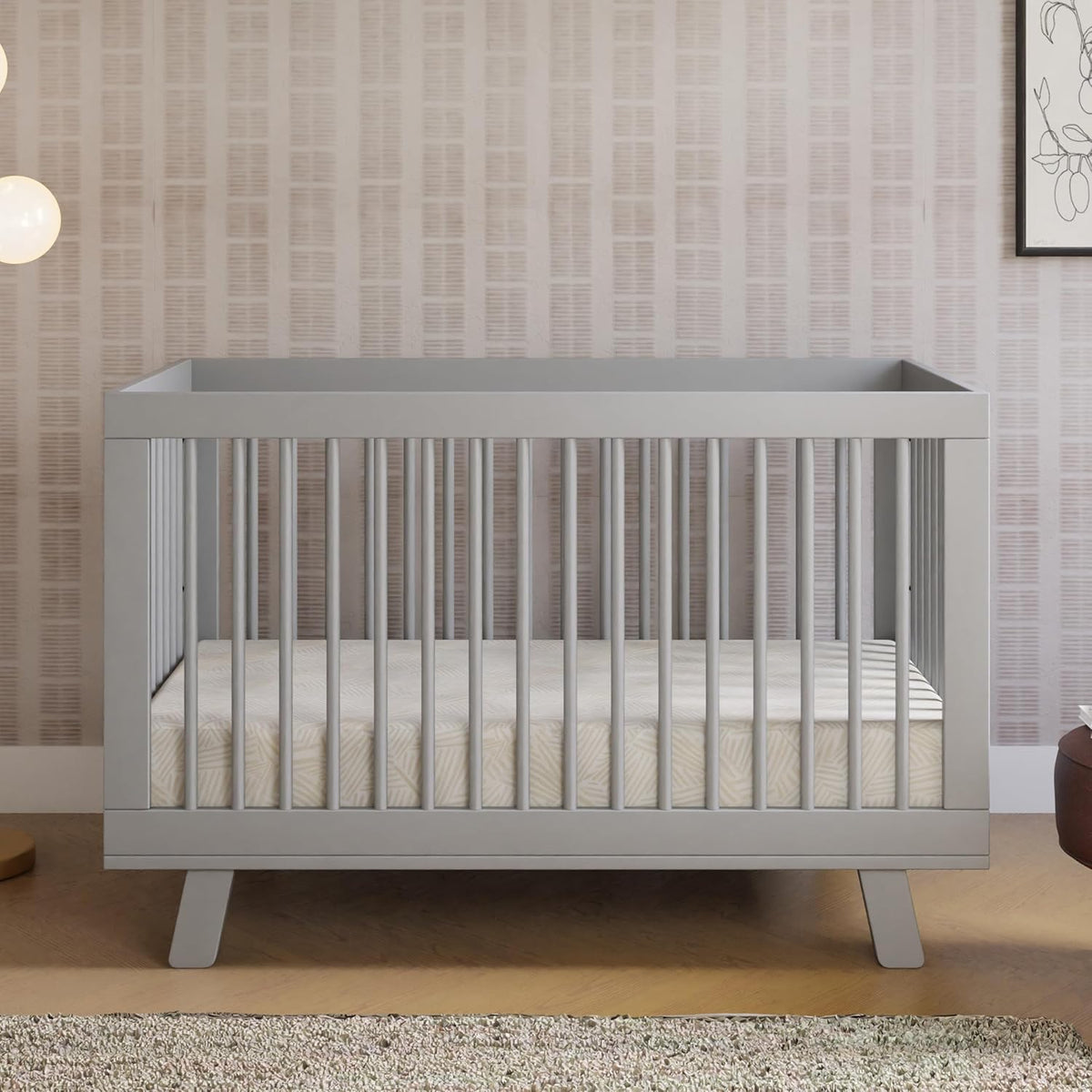 Babyletto Hudson 3-in-1 Convertible Baby Crib - GREENGUARD Gold Certified Convertible Crib to