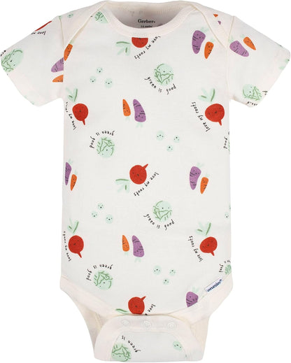 Gerber Baby 8-Pack Short Sleeve Onesie Bodysuits