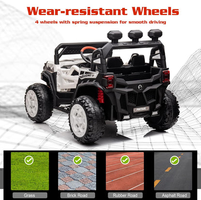 24V Ride On Car for Kids, 4x4 Kids Electric Car with Remote Control Off Road, Children Car with