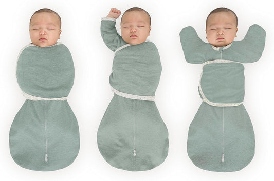 SwaddleDesigns 6-Way Omni Swaddle Sack Arms Up Swaddle for Newborn, More Options to Calm Startle