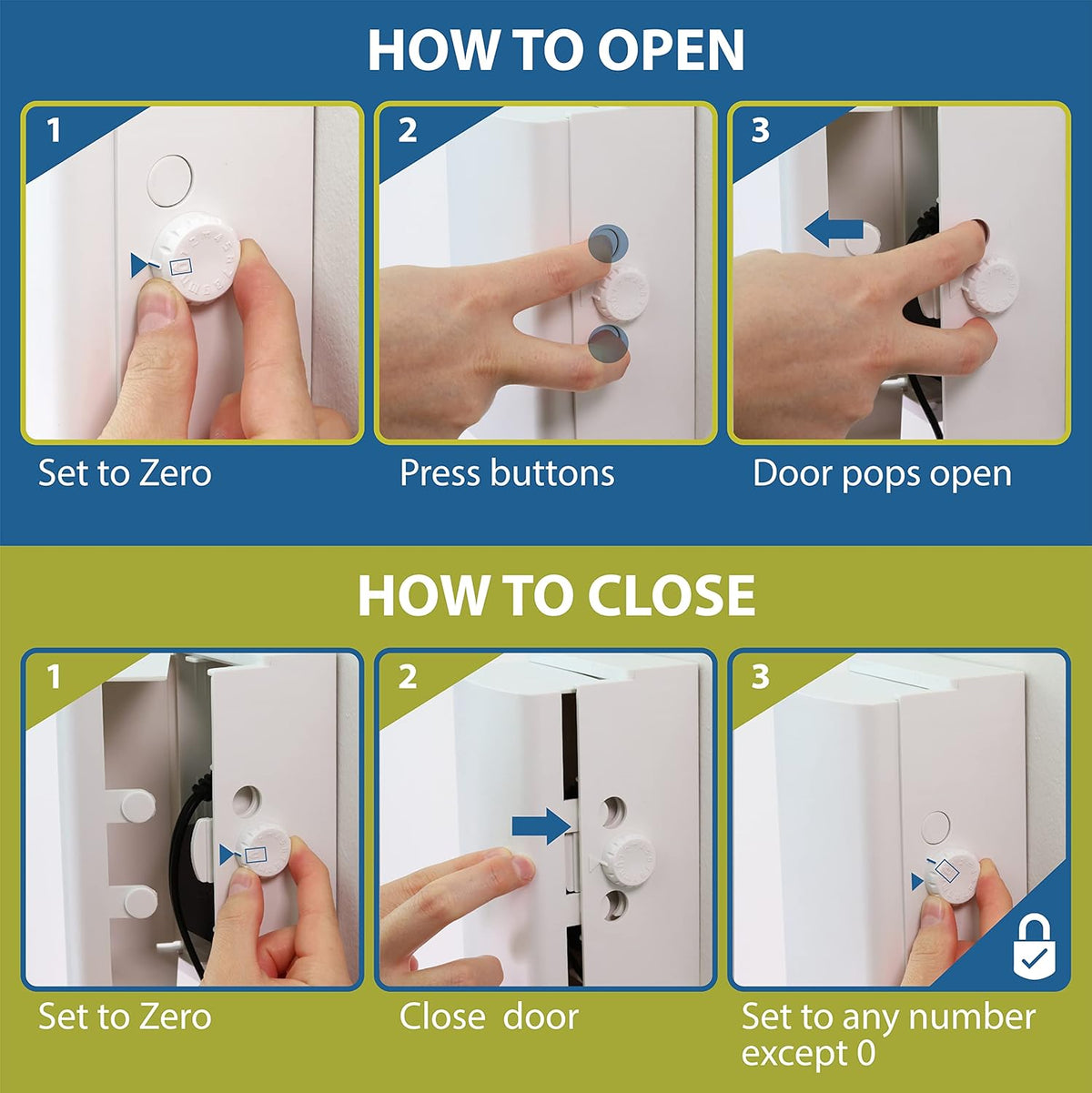 Power Strip Cover and Outlet Cover Box - Effectively Baby Proofs Power Strip on Floor or Wall