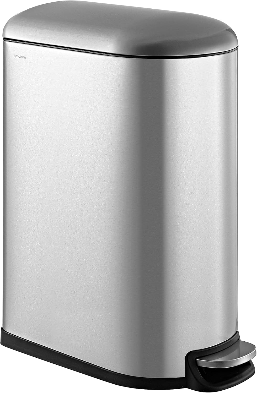happimess HPM1009A Roland Mini 2.6-Gallon Step-Open Trash Can with Soft-Close Lid, Modern