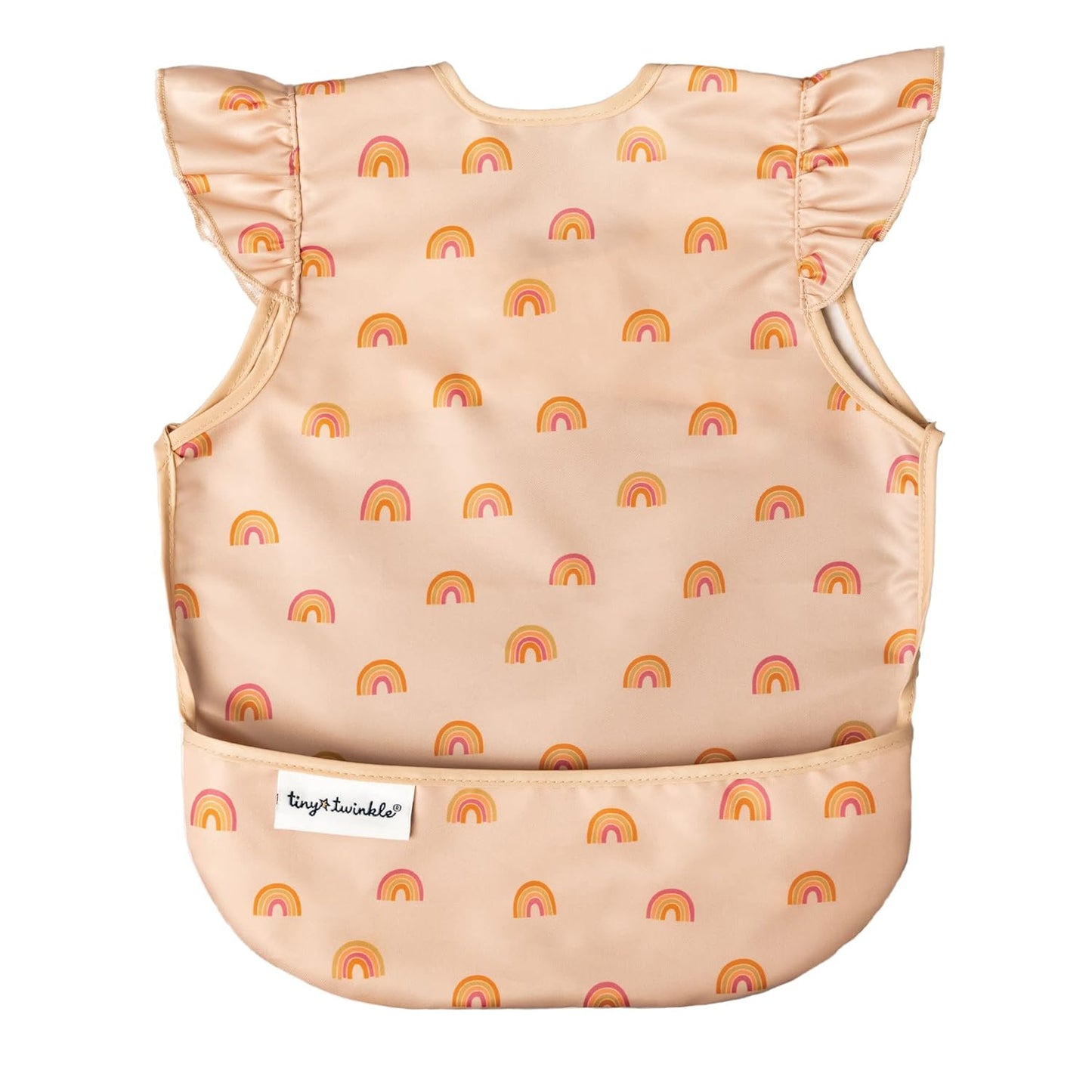 Tiny Twinkle Mess Proof Baby Bib - Waterproof & Lightweight Baby-Led Weaning Apron | 100% Recycled