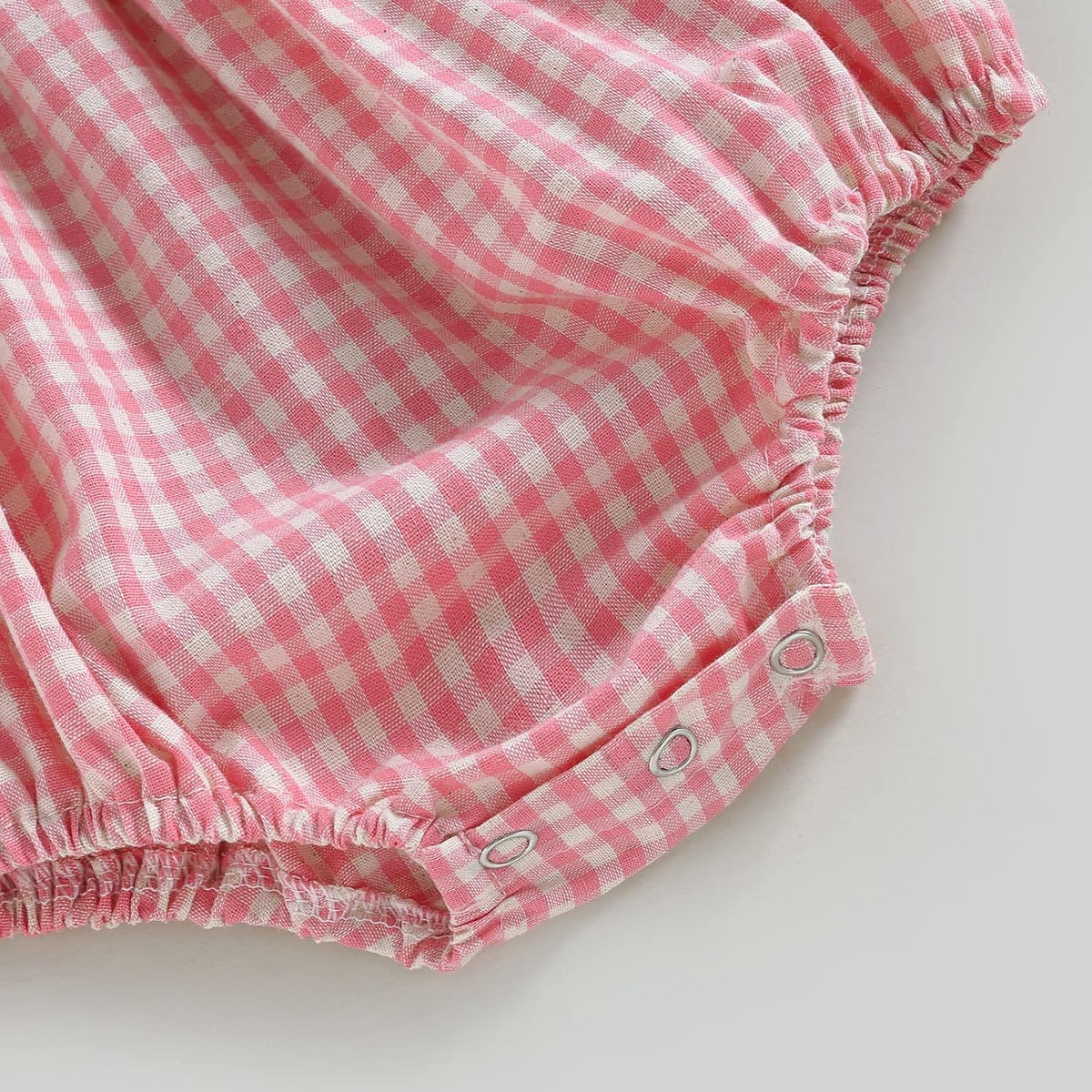 Douhoow Infant Baby Girl Plaid Romper Baby Sweatshirt Romper Ruffle Festival Clothes Fall Winter