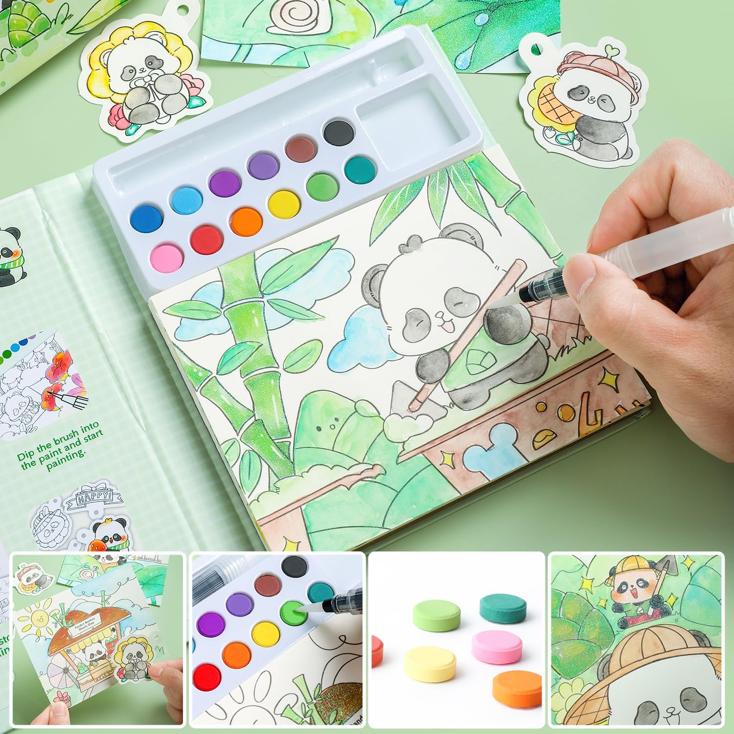 Paint with Water Coloring Books for Kids Ages 3-5, 4-8 – Cute Coloring Book for Teens,Arts and