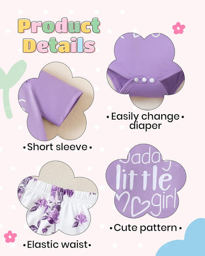 NZRVAWS Newborn Baby Boy Girl Clothes Unisex Infant Romper Pants Set Hat 4-Pack Outfits 0-12 Months