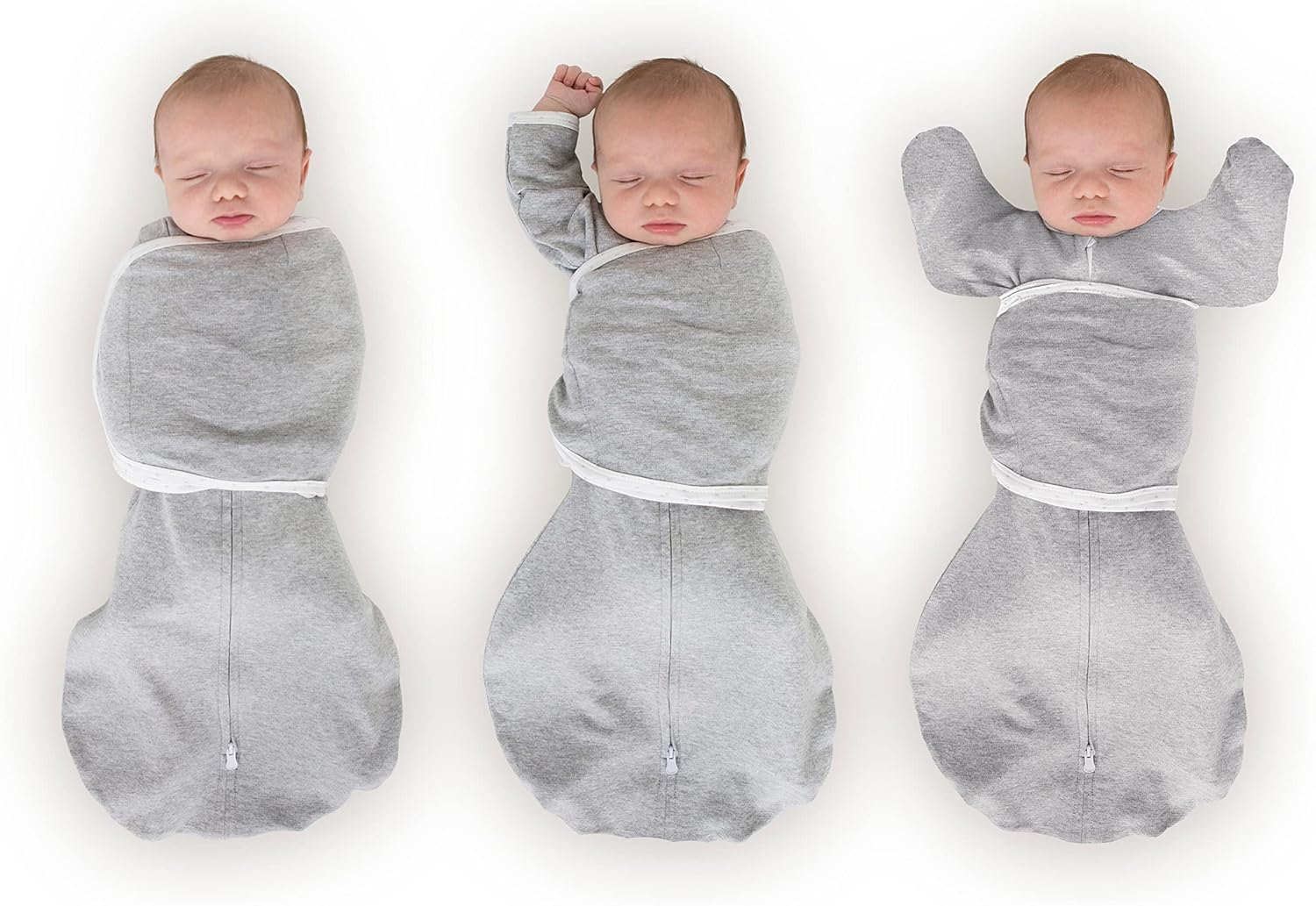 SwaddleDesigns 6-Way Omni Swaddle Sack Arms Up Swaddle for Newborn, More Options to Calm Startle
