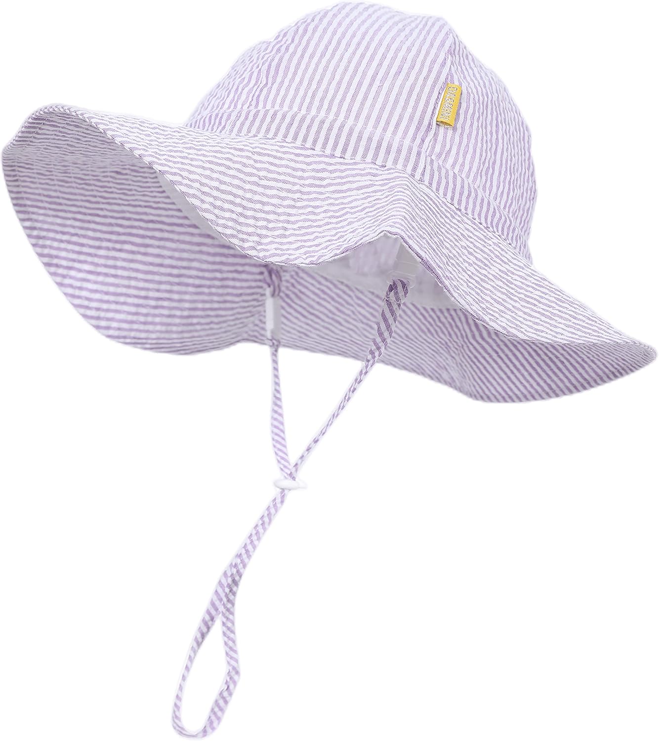 Baby & Toddler Wide Brim Sun Hats UPF 50+ Sun Protection Bucket Cap Cute Adjustable Hat in