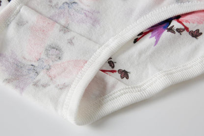 Cadidi Dinos Little Girls' Soft Cotton Underwear Kids Cool Breathable Comfort Panty Briefs Toddler