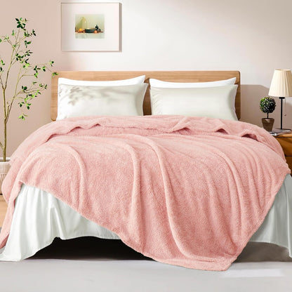 Exclusivo Mezcla Fleece Blanket for Couch, Soft and Cozy Twin Blankets for Women Men Girls Kids