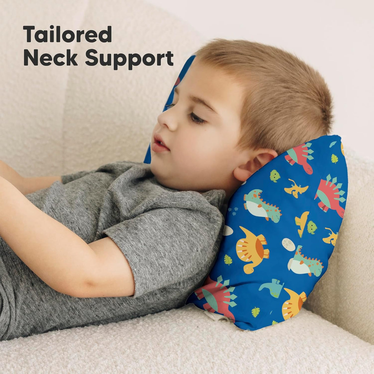 Toddler Pillow with Pillowcase - 10x18 My Little Dreamy Kids Travel Bed Pillows for Sleeping