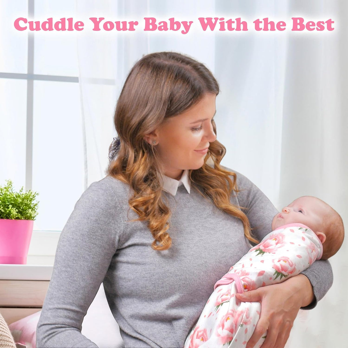 Bublo Baby Swaddles for Newborns – 3-Pack Infant Swaddles 0-3 Months – Adjustable Swaddle Sleep