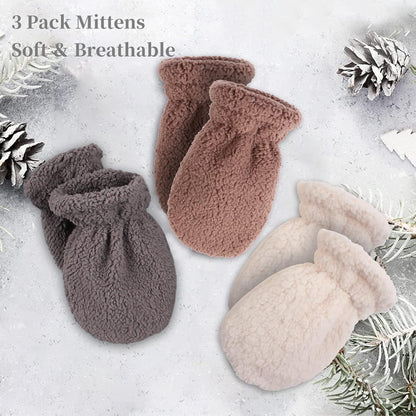 Zsedrut Baby Boys Winter Glove Warm Toddler Infant Girls Mittens Fleece Lined Gloves 1-7 Years