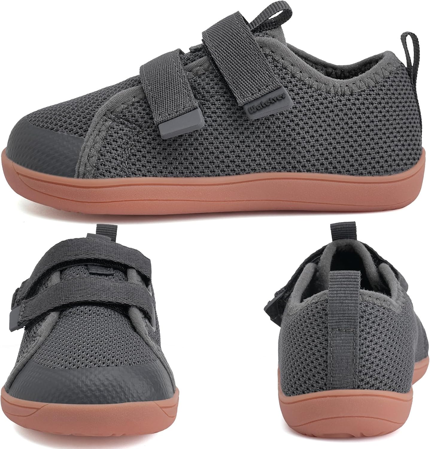 WateLves Toddler Little Kids Wide Barefoot Shoes The First Walking Shoes Girls Boys Breathable Zero
