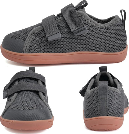 WateLves Toddler Little Kids Wide Barefoot Shoes The First Walking Shoes Girls Boys Breathable Zero