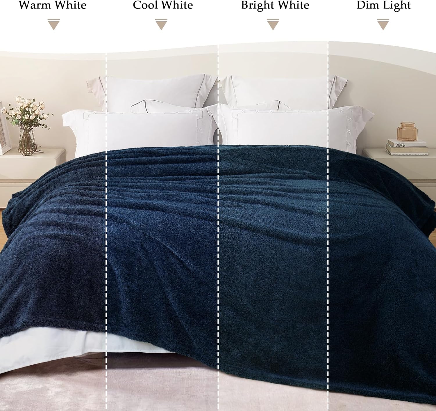 Exclusivo Mezcla Fleece Blanket for Couch, Soft and Cozy Twin Blankets for Women Men Girls Kids