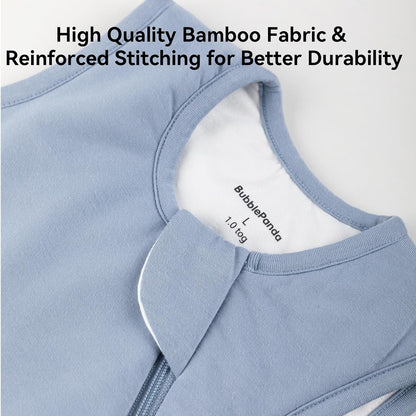 BubblePanda Rayon Made from Bamboo Sleep Sack 0-6 Months 0.5 Tog Soft Newborn Sleep Sack 3-6 Months