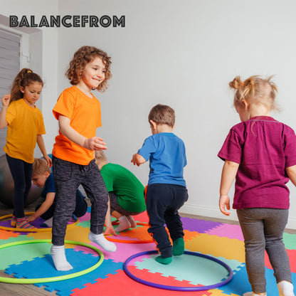BalanceFrom Baby Play Mat, Soft Foam Floor Tiles for Kids, Cover 36 SQ SF