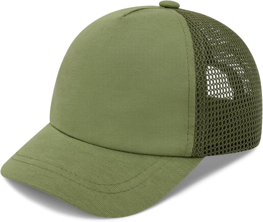 qikqik Baby Baseball Cap Toddler Baseball Hat with Mesh Infant Sun Hat UPF 50+ Baby Ball Cap