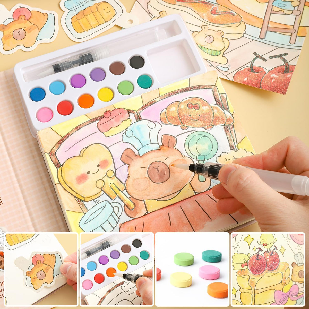 Paint with Water Coloring Books for Kids Ages 3-5, 4-8 – Cute Coloring Book for Teens,Arts and