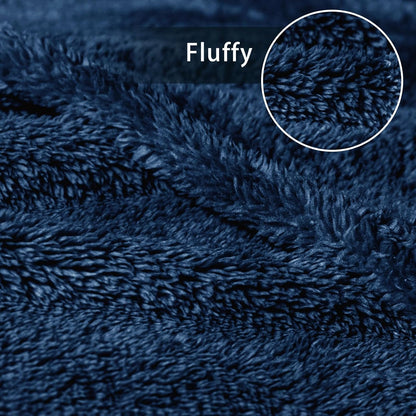 Exclusivo Mezcla King Size Flannel Fleece Blanket, Super Soft Velvet Plush Bed Blanket, Fuzzy Cozy