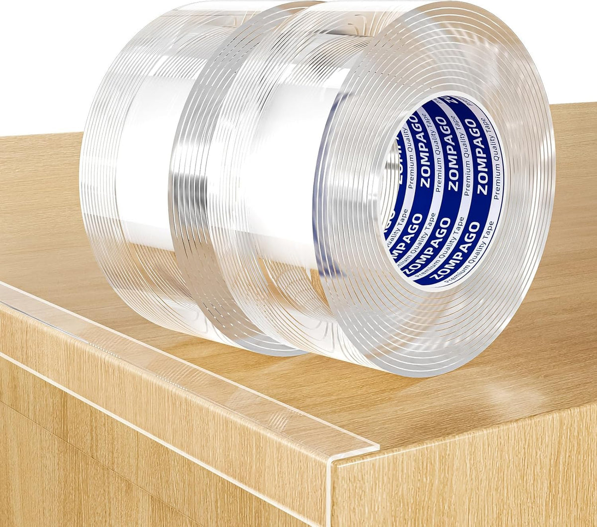 Clear Soft Corner Protectors for Furniture Strip,2in x13FT,2 Rolls,Sharp Edge & Table Bumper,Window