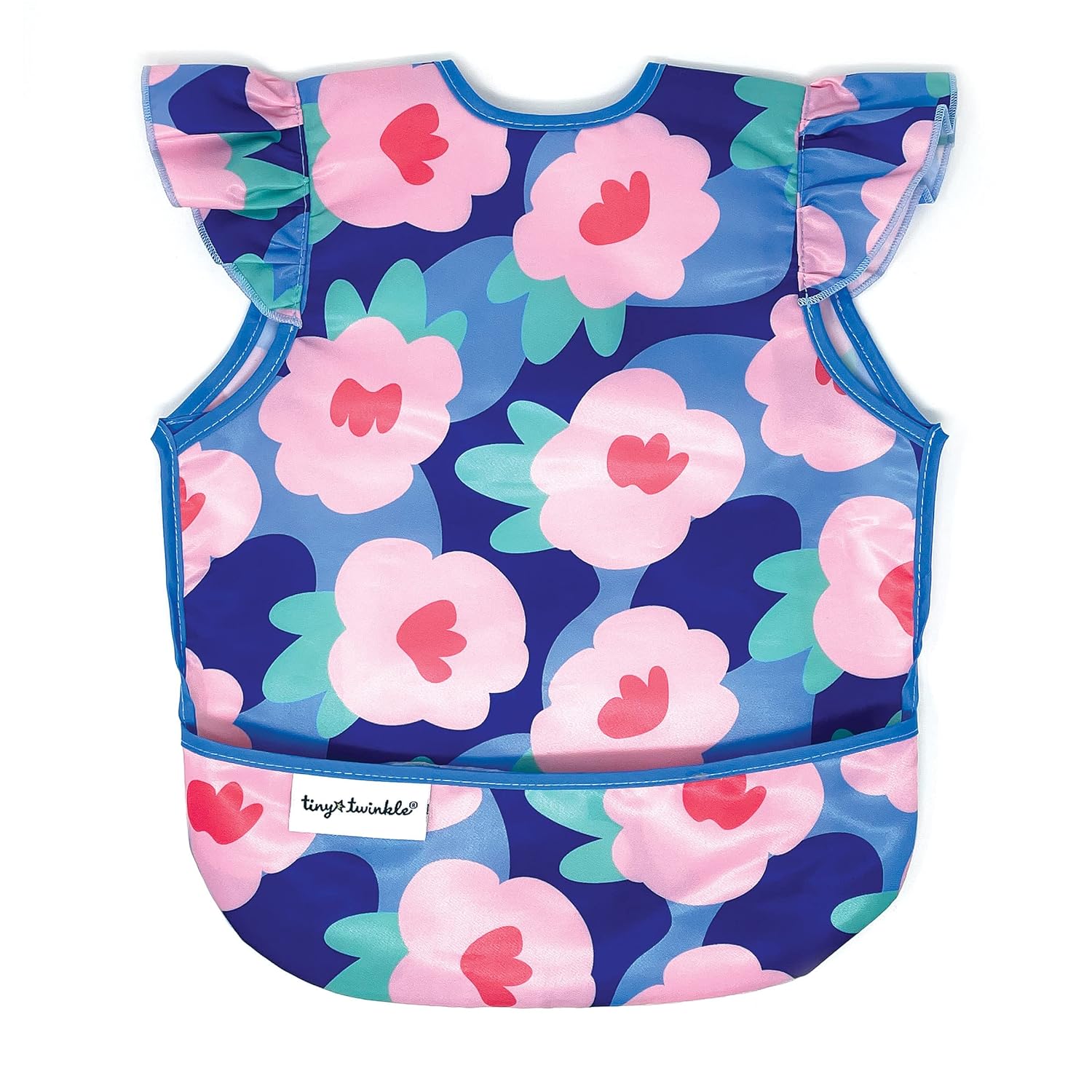 Tiny Twinkle Mess Proof Baby Bib - Waterproof & Lightweight Baby-Led Weaning Apron | 100% Recycled