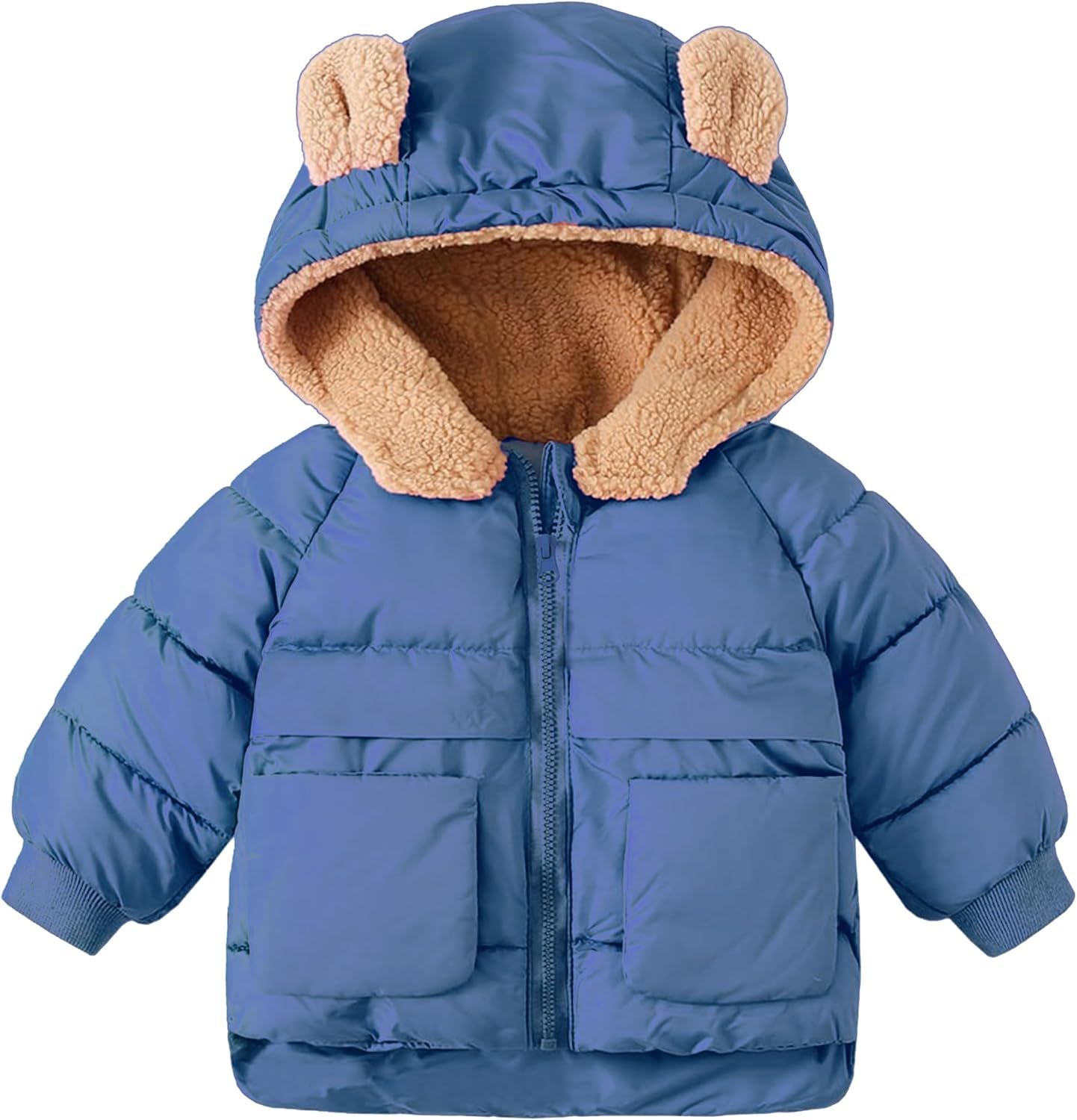 TUONROAD Baby Girls Coats for 6 Months-5 Years Toddlers Boy Winter Jacket Warm Bear Hooded Outdoor