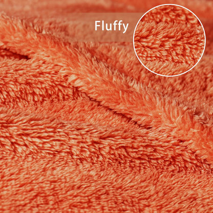 Exclusivo Mezcla Twin Size Flannel Fleece Blanket, Super Soft Velvet Plush Bed Blanket, Fuzzy Cozy