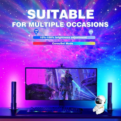 Astronaut Galaxy Projector, Star Projector Galaxy Light, Night Light for Kids, Nebula Ceiling LED
