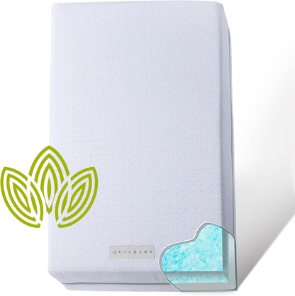 Organic Cotton Dual-Sided Crib Mattress | 2-Stage Premium Memory Foam CertiPUR-US Hypoallergenic