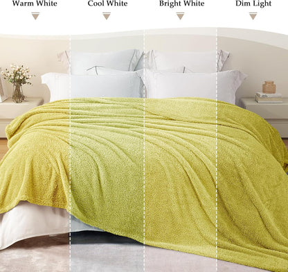 Exclusivo Mezcla Fleece Blanket for Couch, Soft and Cozy King Blankets for Women Men Girls Kids