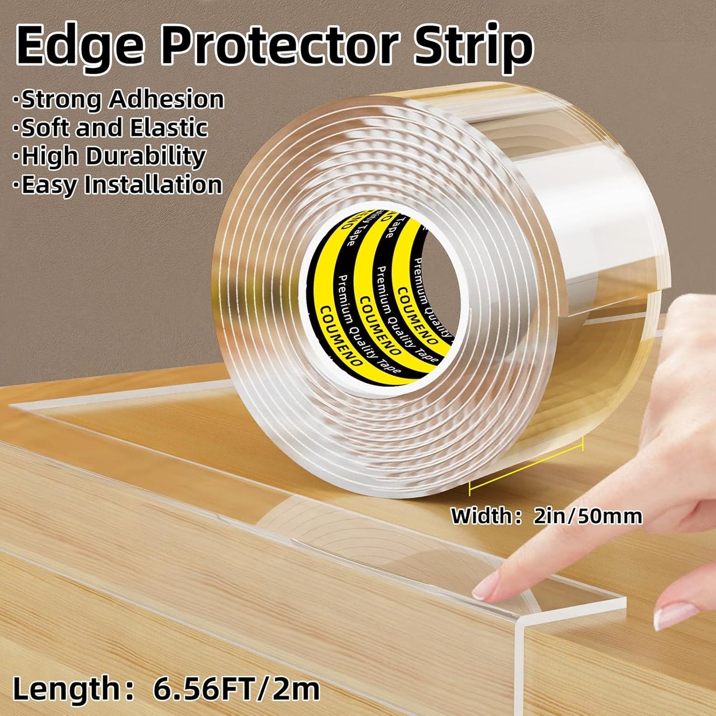 Clear Edge Protector,Safe Corner Protector, Anti-Sharp Edge Protector, for Furniture, Drawers